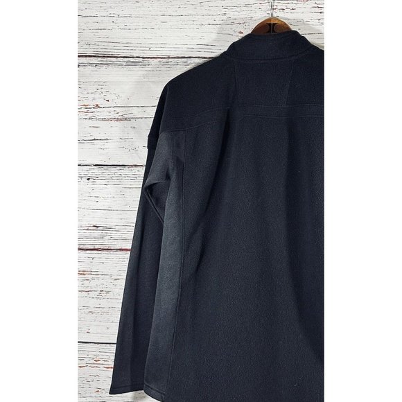 Reebok Pittsburgh Penguins Fleece Jacket Sz XL Black Quarter Zip Hockey Pens - Picture 9 of 12